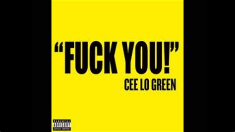 fuck you song|Cee Lo Green .